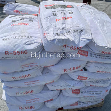 93% TiO2 R5566 Rutil Pigmen Titanium Dioksida Putih